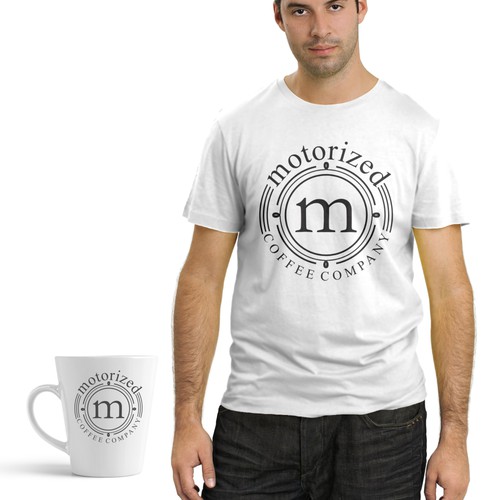 Create a new spiVersatile swag design for Motorized Coffee Companyn on an existing logo for our Internet Lookup Site