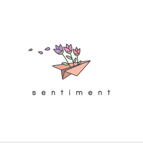 Attractive and elegant logo is wanted for Sentiment Flowers