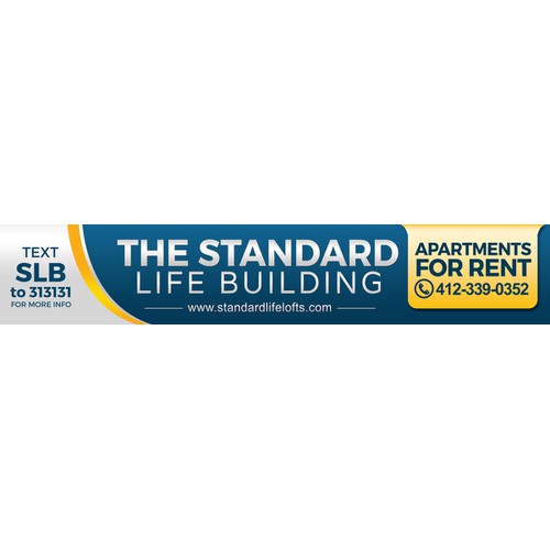 Banner Design for Standard Life Building Pittsburgh