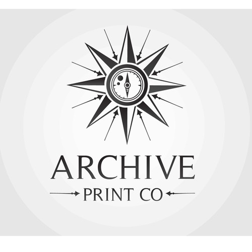 logo concept for archive print co