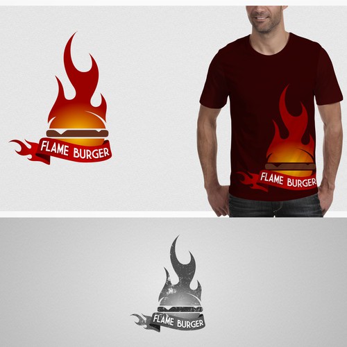 Flame Burger logo