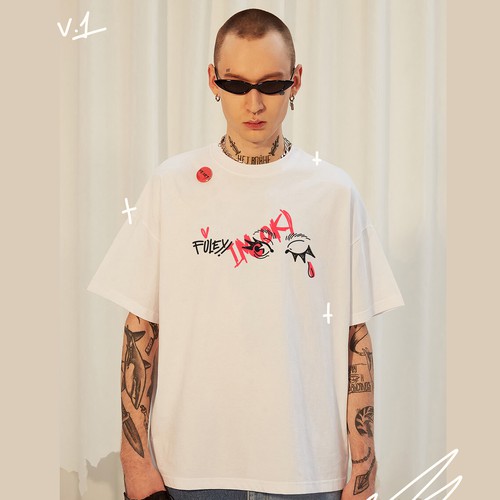 T-shirt illustration for emo pop punk band