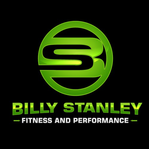 Create a capturing stylish fitness logo for Billy Stanley Fitness and Performance