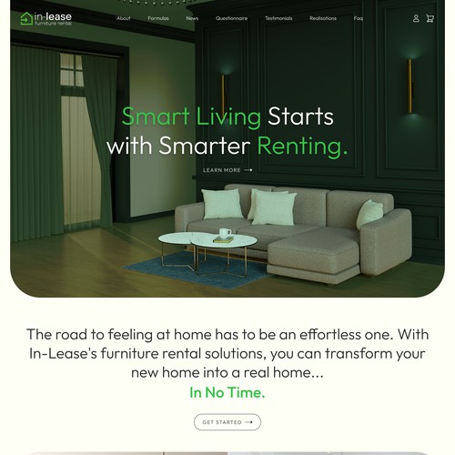 furniture website design