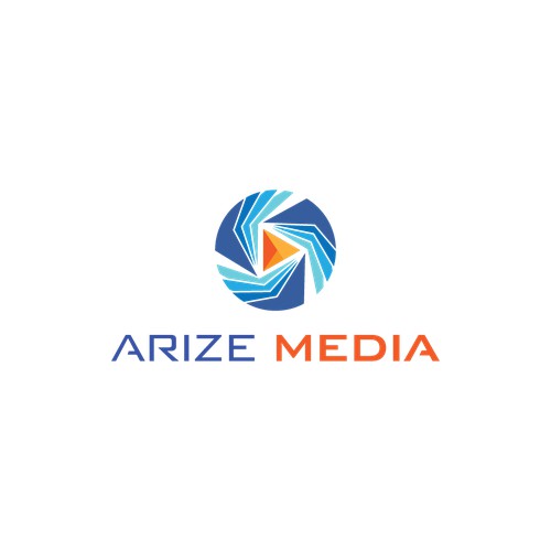 Create an Inspiring, adaptive, versatile logo for Arize Media/Arize News/Arize Health/Arize Fashion