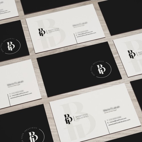 Badr food industries Business card