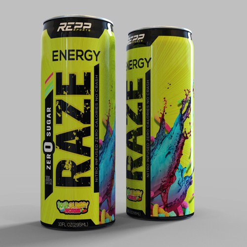 Energy Drink Label design