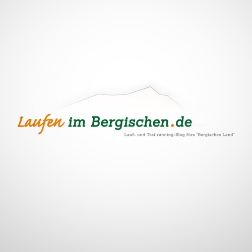 New Logo Design «Laufen im Bergischen.de» Running Blog