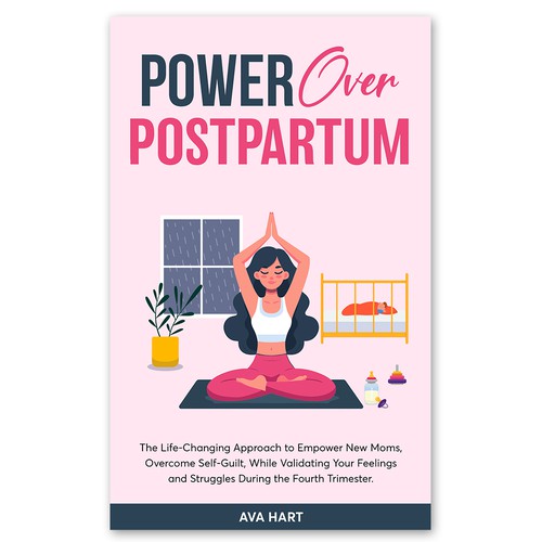 Picturing Power over Postpartum! I need a book cover that will attract new moms battling postpartum