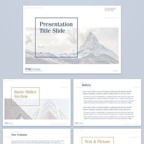Fund Management Company Presentation Template