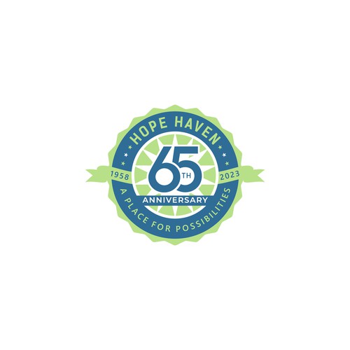 65th Anniversary Logo for Hope Haven