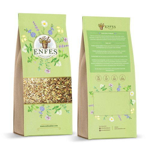Dried Herbs, Fruits Packaging Design
