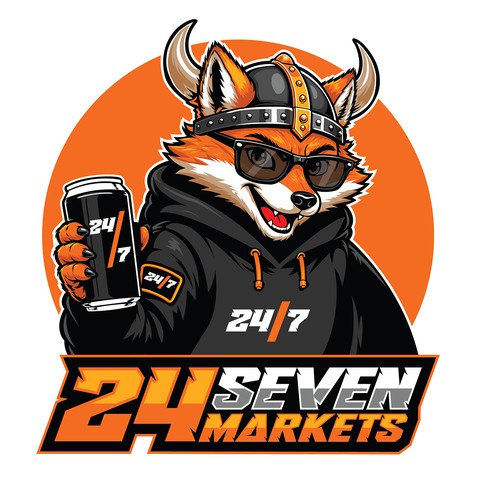 Logo Concept for 24 seven markets vending machine