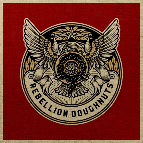 Rebellion Doughnuts Logo Badge