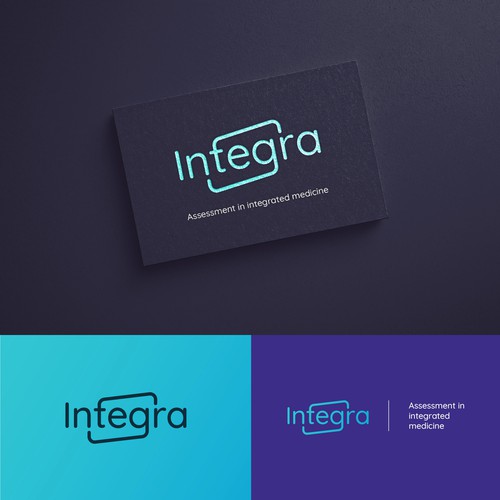 A simple pharma logo concept for Integra