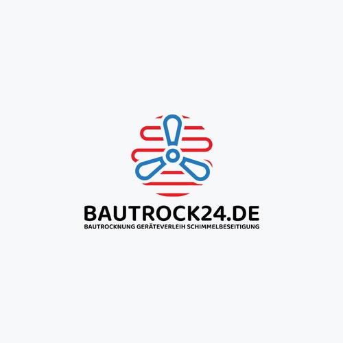'Bautrock24.de' Logo Design Concept