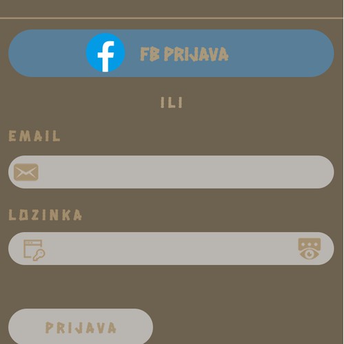 Custom UI/UX Login Screen Component