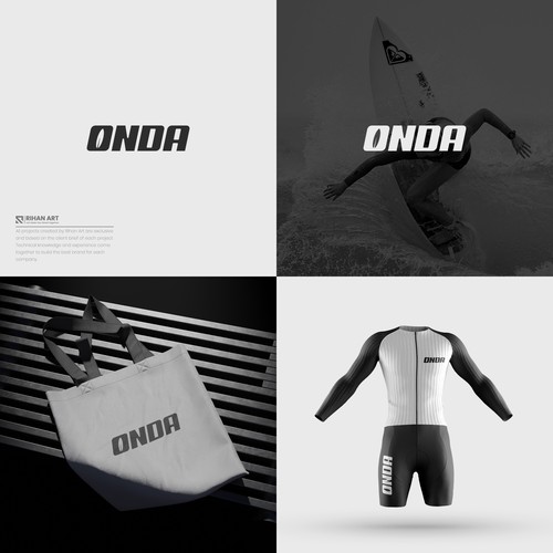 Sports Apparel Logo design for Onda Surf Brand