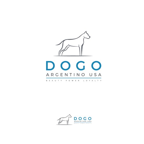 Simple logo with animal characters