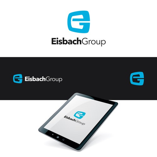 Eisbach Group logo design entry