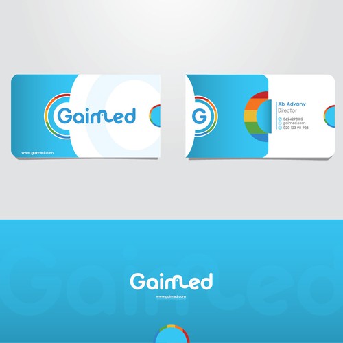 Design a businesscard for a technology startup - GAIMED