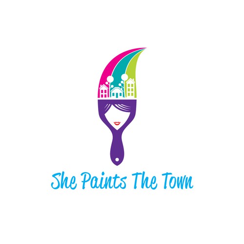 She Paints The Town