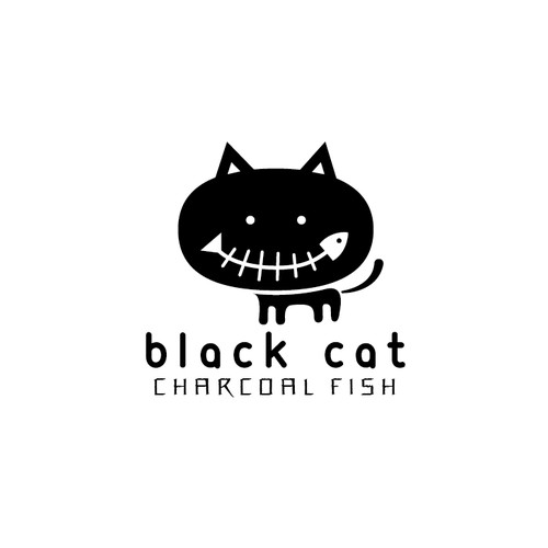 Black Cat Charcoal Fish