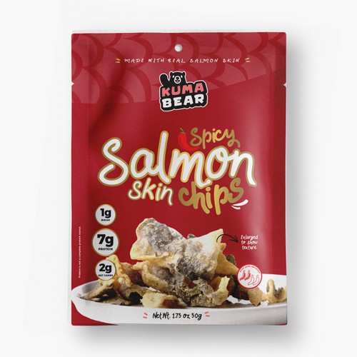 Crunchy Salmon Chips