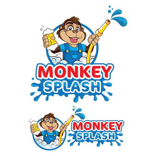 monkey splash car washi