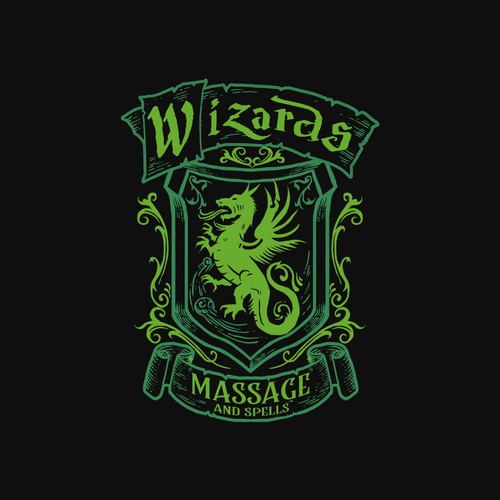 Wizzard massages logo