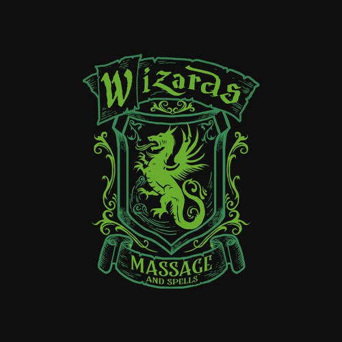 Wizzard massages logo