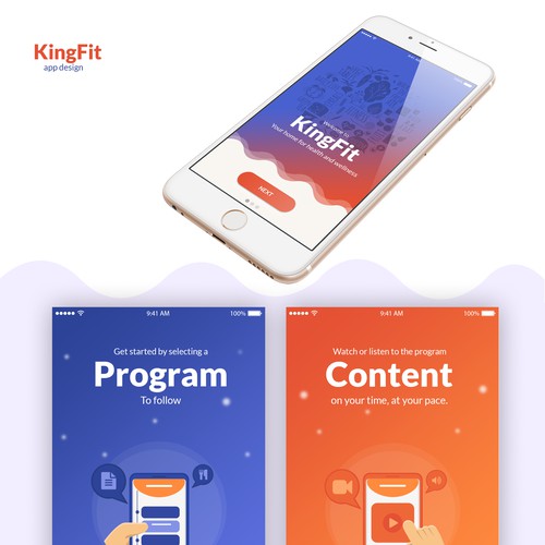 App Design for KingFit