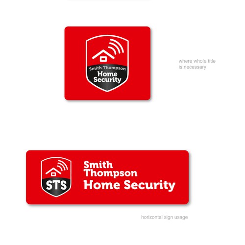 SMITH THOMPSON SECURITY needs a new LOGO / YARD SIGN