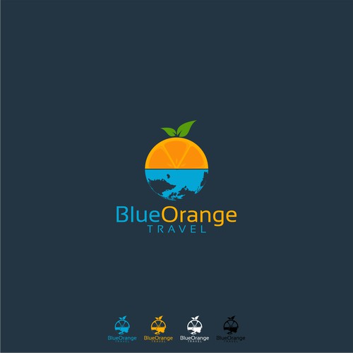 blue orange