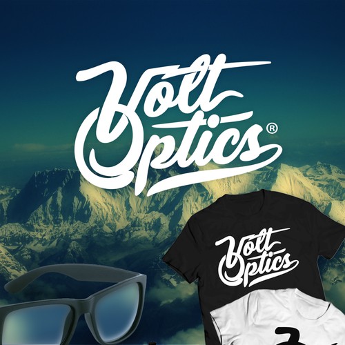 volt optics logo concept