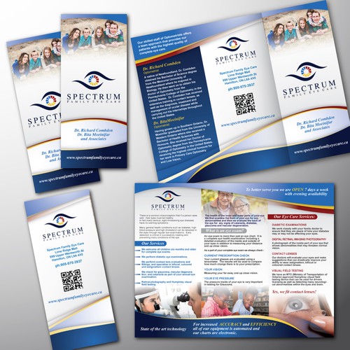 Help Spectrum Family Eye Care with a new brochure design
