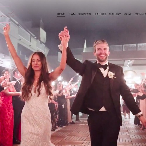 Stylish Website - High End Wedding Planned 