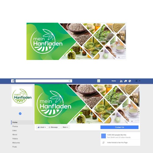 Facebook-Cover für meinhanfladen.de