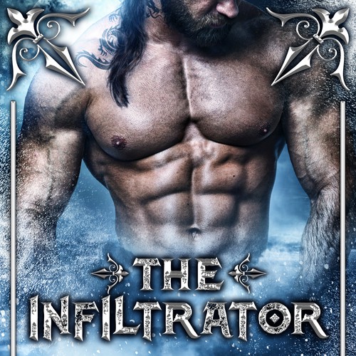 Book cover design - The Infiltrator by K. A. Raines