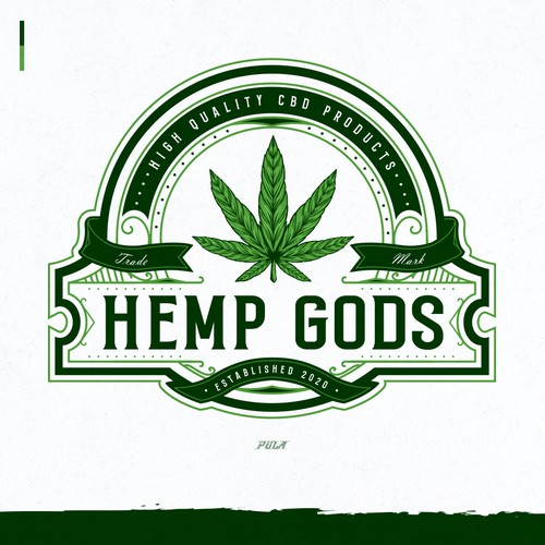 Logo for my CBD company that has a Original, Classic and collector type of feel.