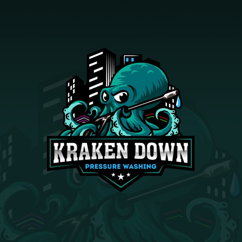 Kraken down pressure washing