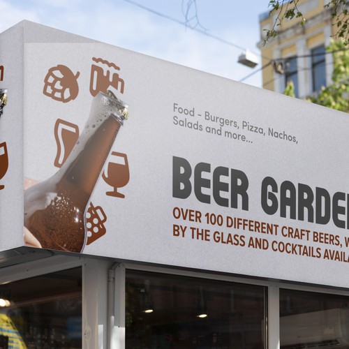 Beer garden banner