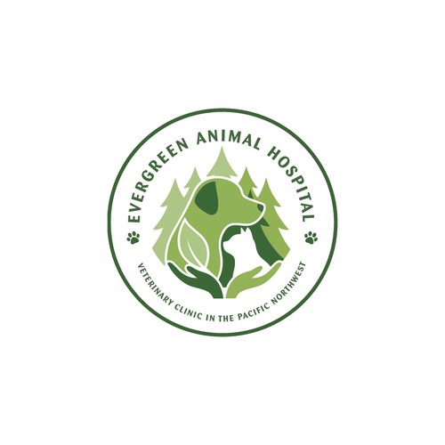 Evergreen Animal Hospital.