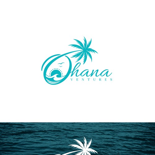Ohana Ventures Brand Design: Hawaiian-Inspired Parent Brand Identity with hidden stitch