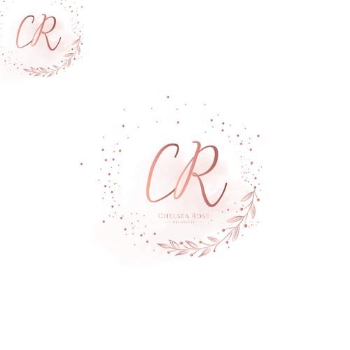 Logo concept for Chelsea Rose bridal and hairstylist