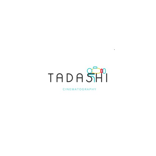 A modern, cute, and clean logo for Tadashi Cinematography