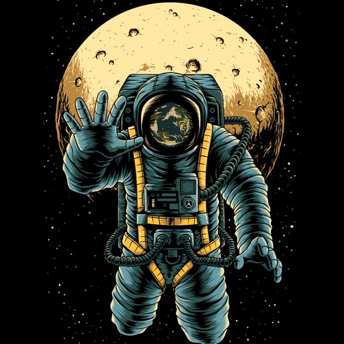 Moon astronaut