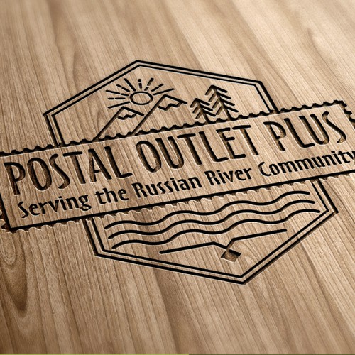 Logo fore Postal outlet plus