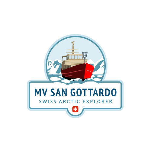 Logo for the expedition ship „SAN GOTTARDO”