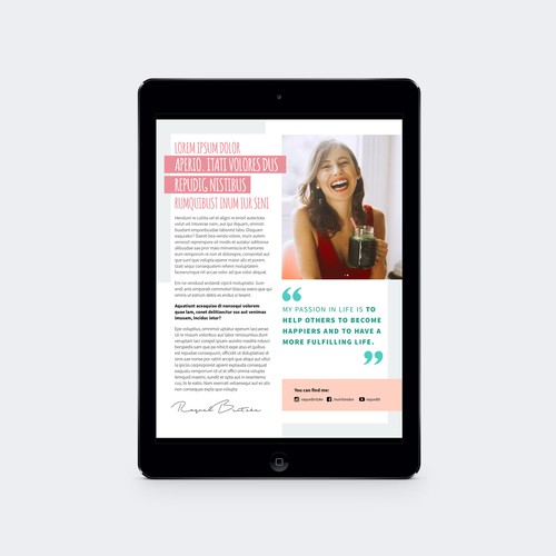 Project Lean and Toned ebook template